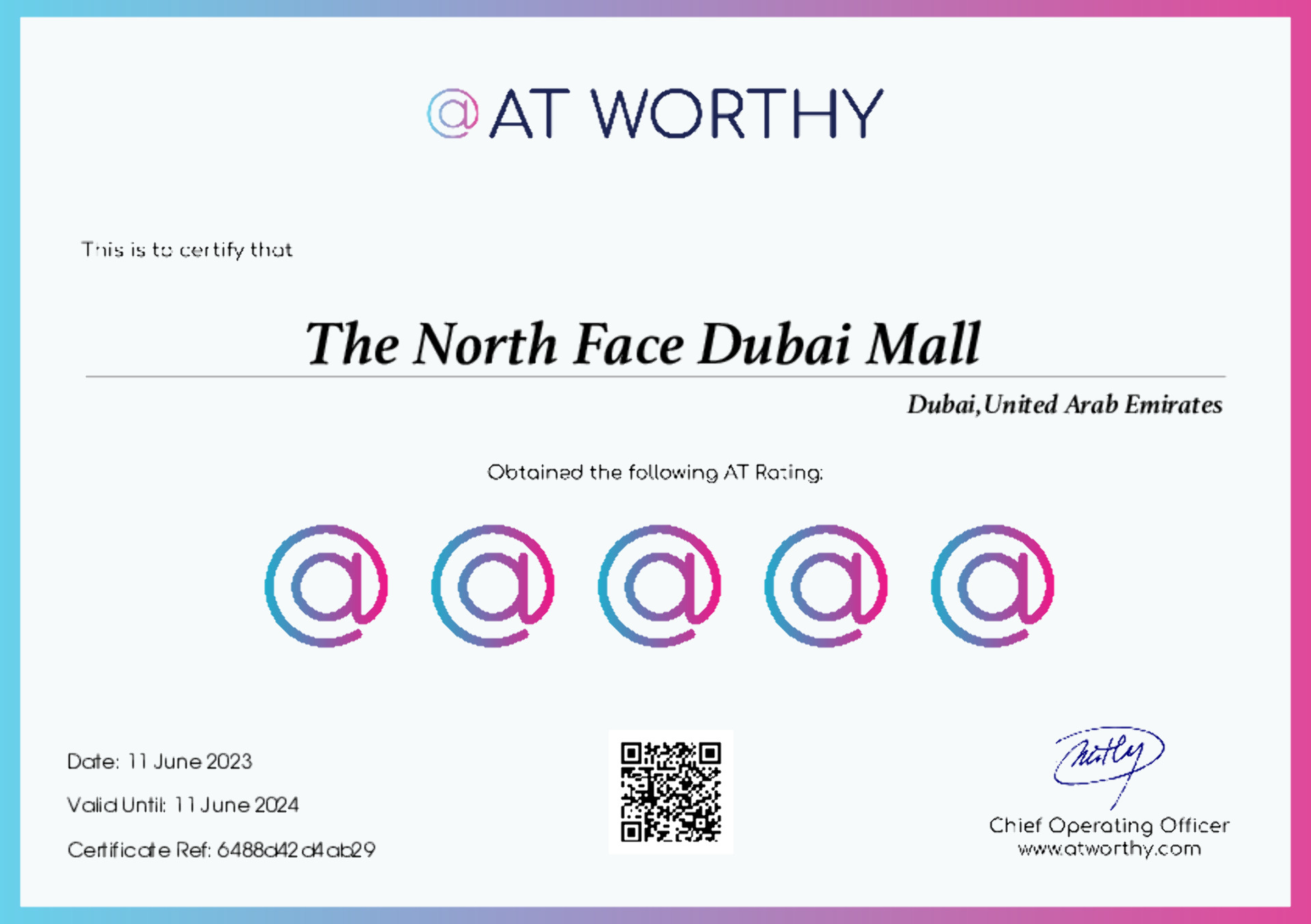 The North Face Certificate 5@